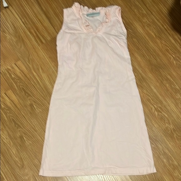 Haley and the hound Casual Pink Sheath Midi Dress with V-Neck size 6 - Picture 1 of 6